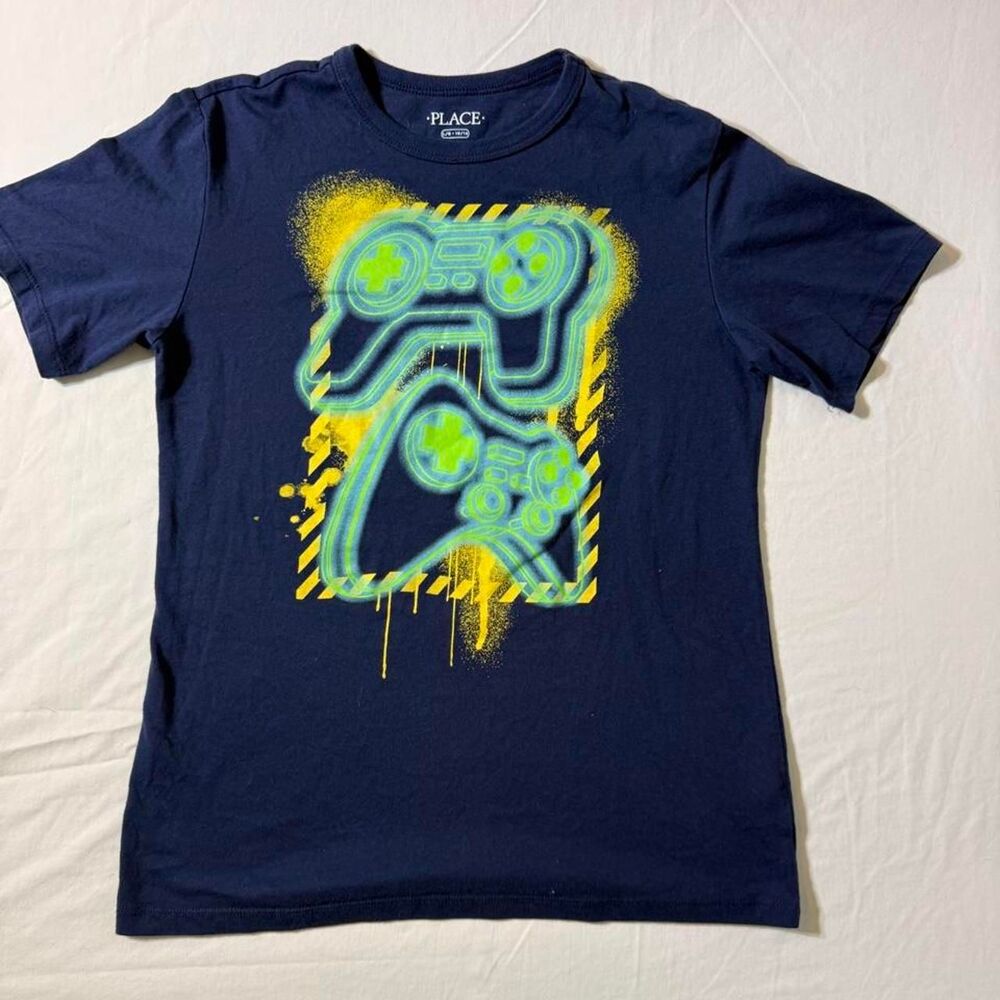 Children's Place navy blue boys' graphic t-shirt